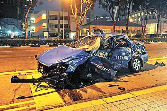 新加坡法拉利车祸